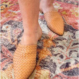MIMI ALICE WOVEN SLIDES 10
